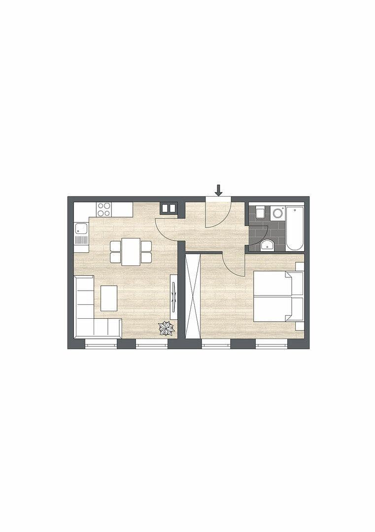 Prodej bytu 2+1 44 m², Leipzig, Sasko Prodej bytu 2+1 44 m², Leipzig, Sasko
