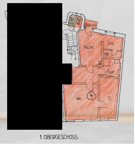 Pronájem bytu 2+kk 58 m², Gerbergasse 31, Bad Kreuznach, Porýní-Falc Pronájem bytu 2+kk 58 m², Gerbergasse 31, Bad Kreuznach, Porýní-Falc