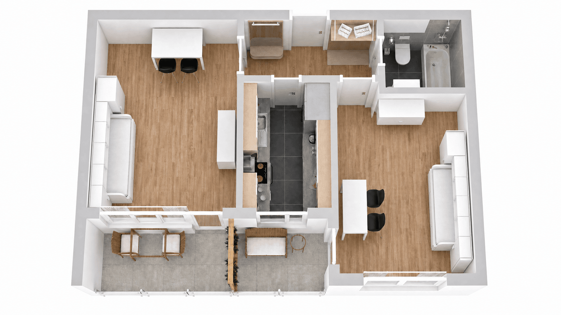 Pronájem bytu 2+1 50 m², Hauptstr. 11, Singen (Hohentwiel), Bádensko-Württembersko Pronájem bytu 2+1 50 m², Hauptstr. 11, Singen (Hohentwiel), Bádensko-Württembersko