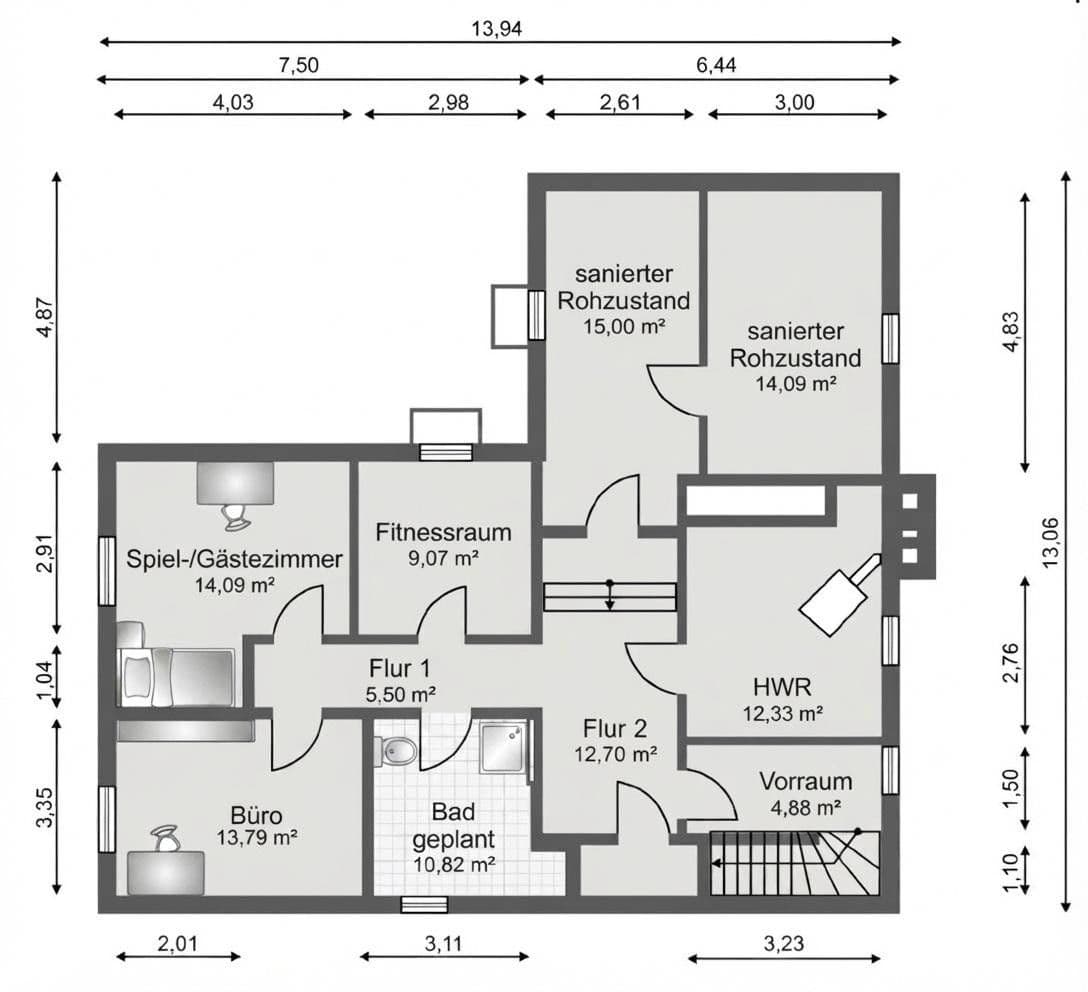 Prodej domu 117 m², pozemek 1.521 m², Schiebrookstraße 6, Neversdorf, Šlesvicko-Holštýnsko Prodej domu 117 m², pozemek 1.521 m², Schiebrookstraße 6, Neversdorf, Šlesvicko-Holštýnsko