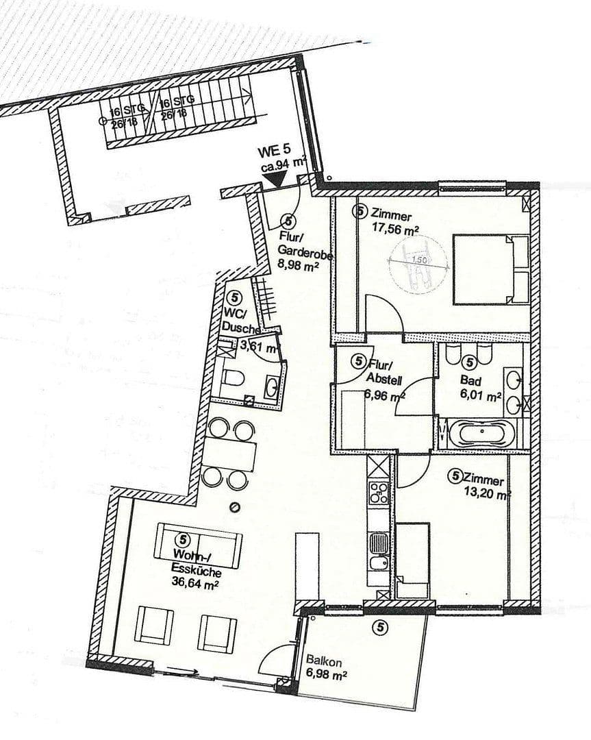 Pronájem bytu 3+1 94 m², Weidenpescherstr. 36,, Köln, Severní Porýní-Vestfálsko Pronájem bytu 3+1 94 m², Weidenpescherstr. 36,, Köln, Severní Porýní-Vestfálsko
