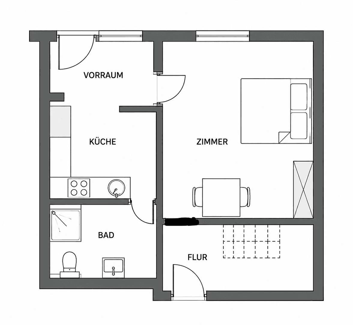 Pronájem bytu 1+1 30 m², Oderstraße 1, scharbeutz, Šlesvicko-Holštýnsko Pronájem bytu 1+1 30 m², Oderstraße 1, scharbeutz, Šlesvicko-Holštýnsko