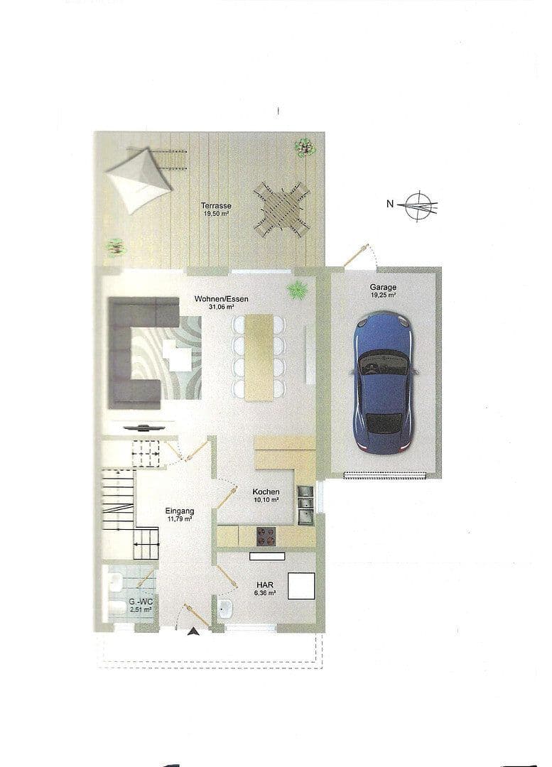 Prodej domu 188 m², pozemek 280 m², Roxheim, Porýní-Falc Prodej domu 188 m², pozemek 280 m², Roxheim, Porýní-Falc