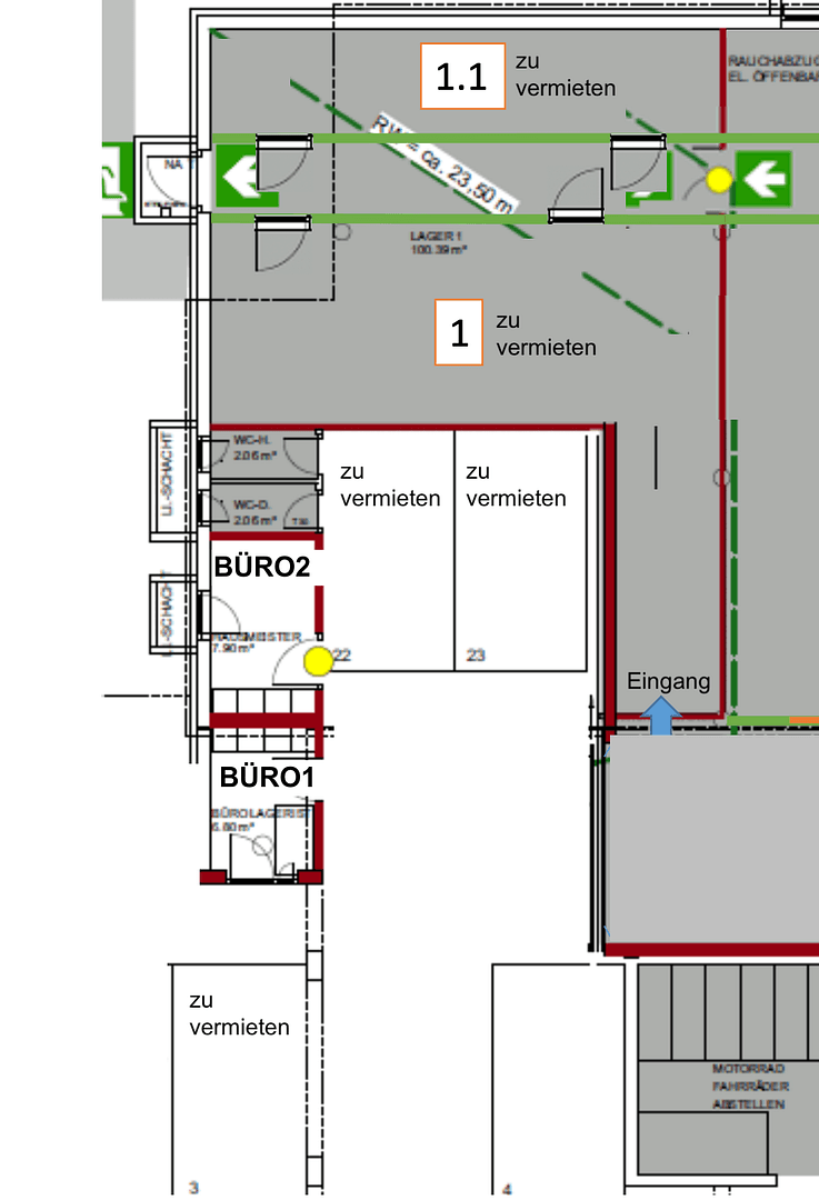 Pronájem nebytového prostoru 25 m², Erbprinzenstraße 17, Pforzheim, Bádensko-Württembersko Pronájem nebytového prostoru 25 m², Erbprinzenstraße 17, Pforzheim, Bádensko-Württembersko