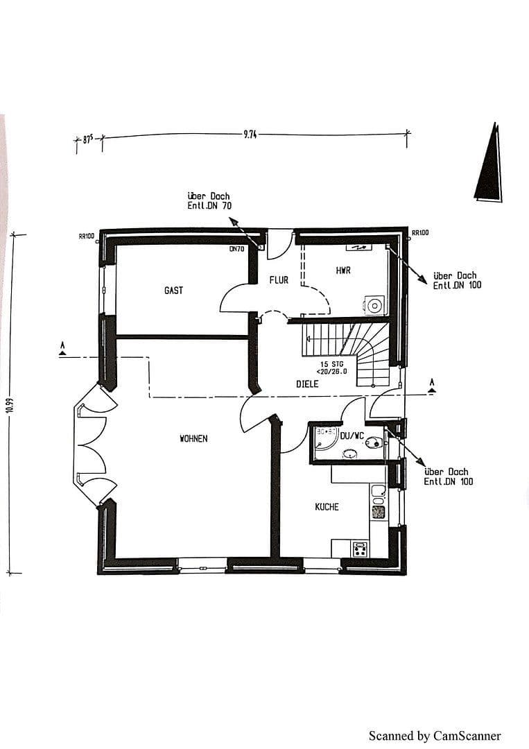Prodej domu 225 m², pozemek 519 m², Lüneburg, Dolní Sasko Prodej domu 225 m², pozemek 519 m², Lüneburg, Dolní Sasko
