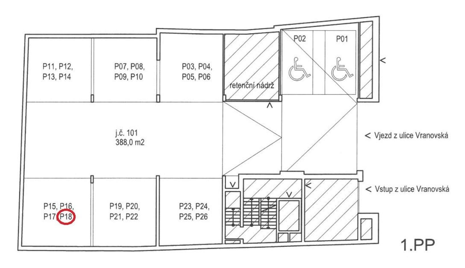 Prodej garáže 15 m², Vranovská, Brno, Jihomoravský kraj Prodej garáže 15 m², Vranovská, Brno, Jihomoravský kraj