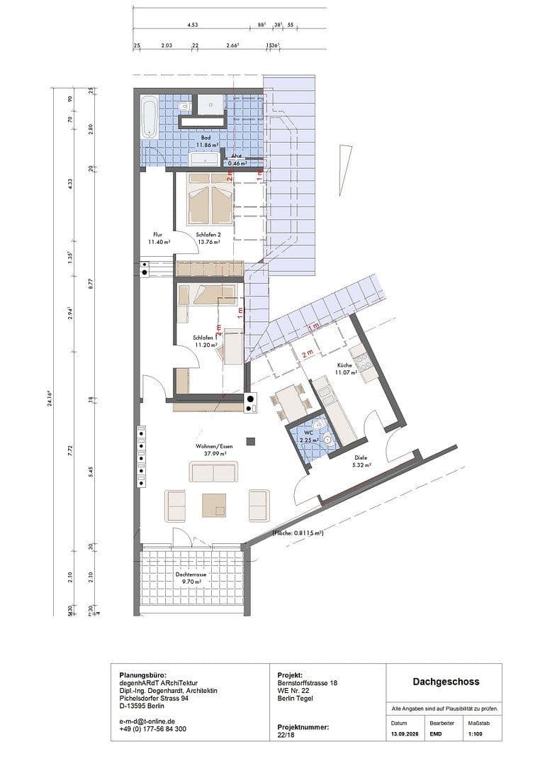Prodej bytu 3+kk 115 m², Bernstorffstrasse, Berlin-Tegel, Berlín Prodej bytu 3+kk 115 m², Bernstorffstrasse, Berlin-Tegel, Berlín