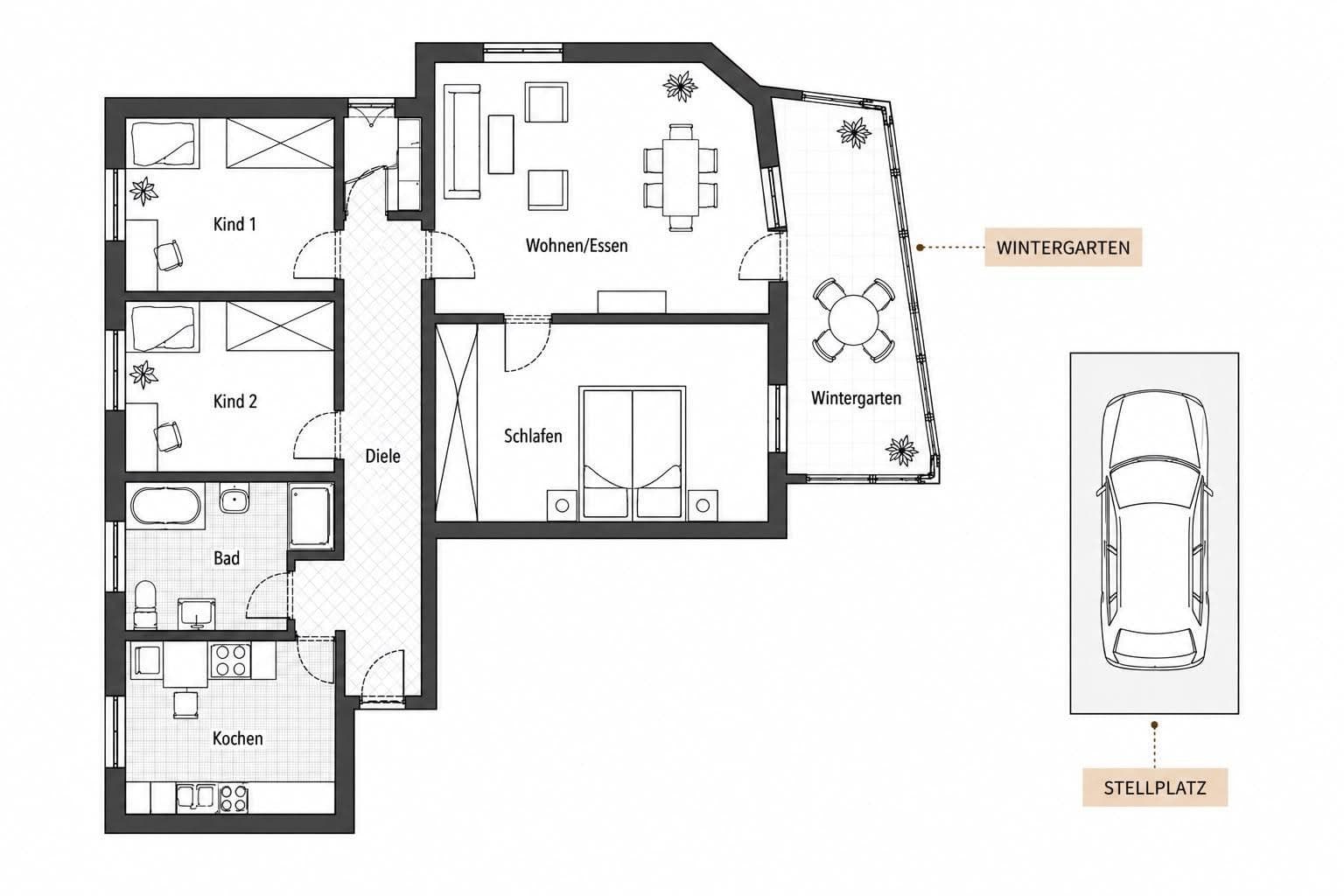 Prodej bytu 4+1 78 m², Braunschweig, Dolní Sasko Prodej bytu 4+1 78 m², Braunschweig, Dolní Sasko