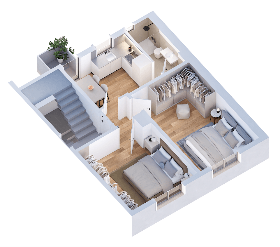 Prodej bytu 2+1 45 m², Stuttgart, Bádensko-Württembersko Prodej bytu 2+1 45 m², Stuttgart, Bádensko-Württembersko