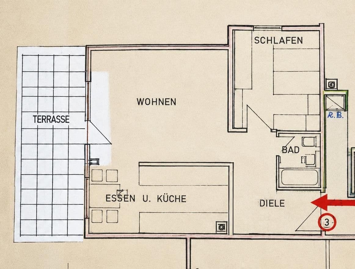 Prodej bytu 2+1 70 m², Kantstraße 44, Kaiserslautern, Porýní-Falc Prodej bytu 2+1 70 m², Kantstraße 44, Kaiserslautern, Porýní-Falc