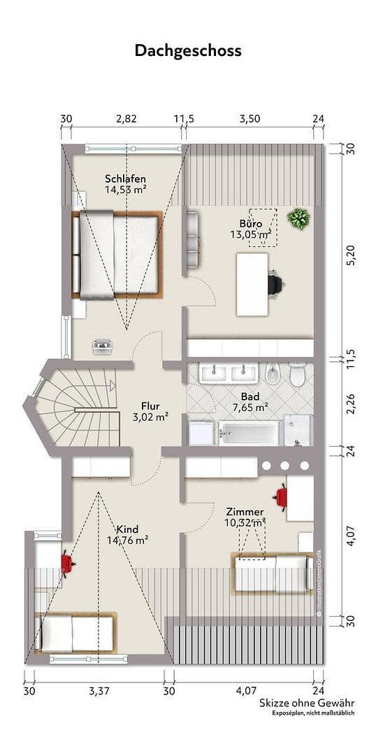 Prodej domu 224 m², pozemek 410 m², Flörsheim, Hessen Prodej domu 224 m², pozemek 410 m², Flörsheim, Hessen