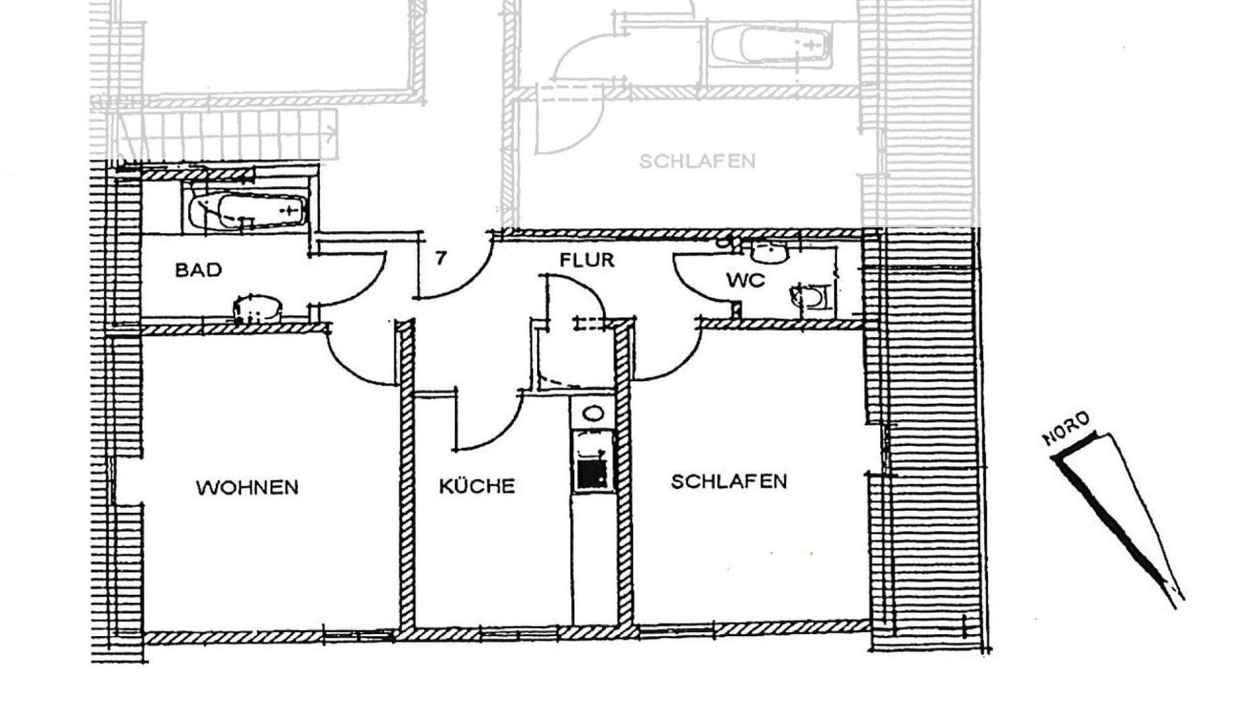 Pronájem bytu 2+1 55 m², Weiherer Str. 3, Ubstadt-Weiher, Bádensko-Württembersko Pronájem bytu 2+1 55 m², Weiherer Str. 3, Ubstadt-Weiher, Bádensko-Württembersko