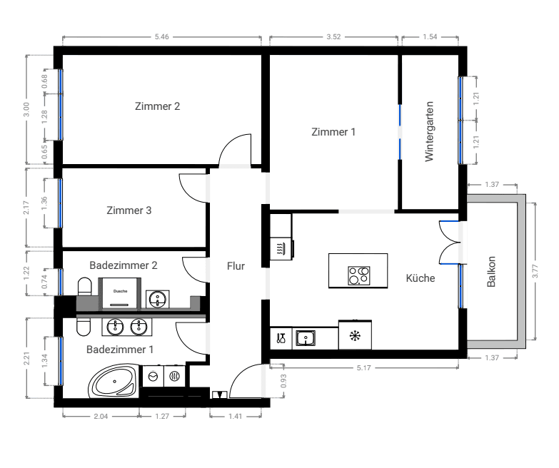 Prodej bytu 3+kk 93 m², Berlin, Berlín Prodej bytu 3+kk 93 m², Berlin, Berlín