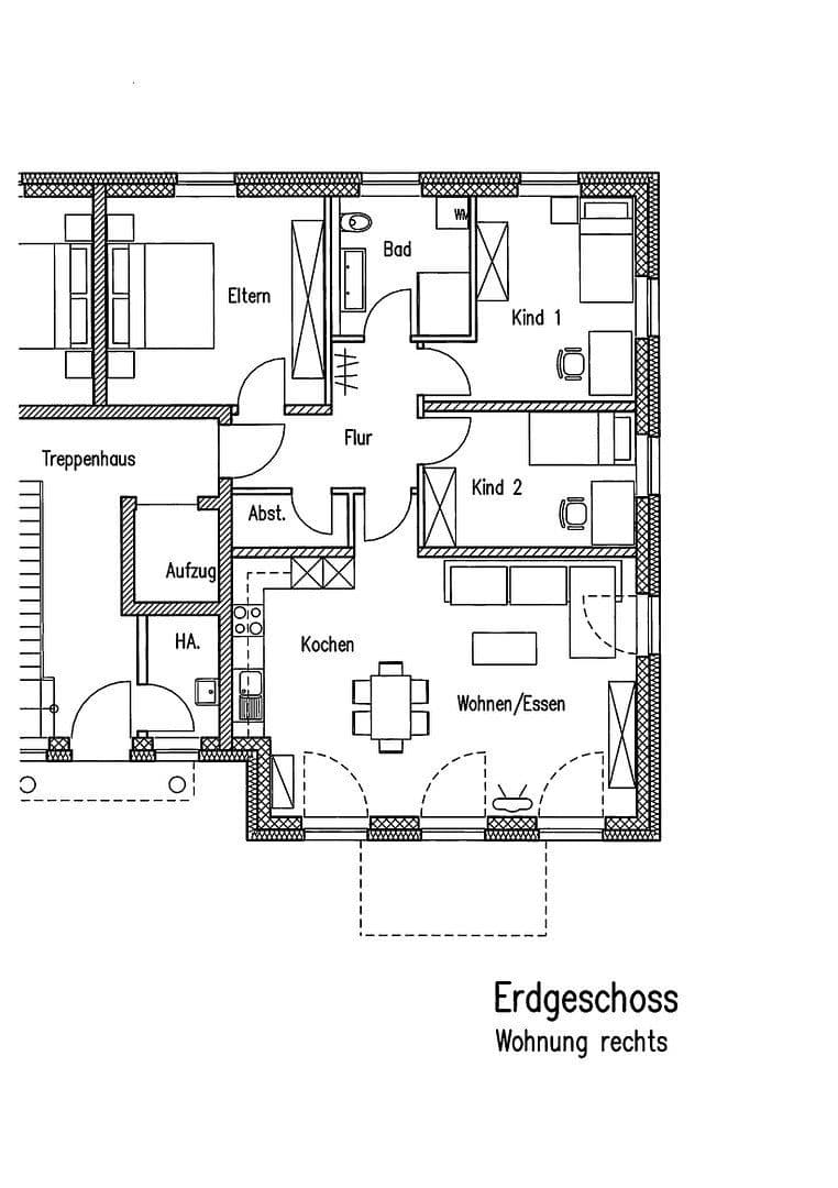 Pronájem bytu 4+1 109 m², An der Gärtnerei 9, Leuna, Sasko-Anhaltsko Pronájem bytu 4+1 109 m², An der Gärtnerei 9, Leuna, Sasko-Anhaltsko