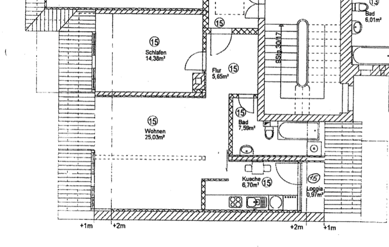 Pronájem bytu 2+1 61 m², Papiermühlstr. 1a, Leipzig, Sasko Pronájem bytu 2+1 61 m², Papiermühlstr. 1a, Leipzig, Sasko