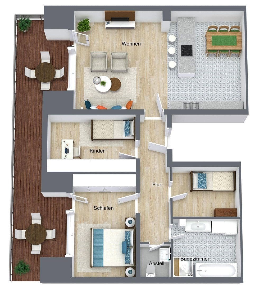 Pronájem bytu 4+1 98 m², Olching bei München, Bavorsko Pronájem bytu 4+1 98 m², Olching bei München, Bavorsko