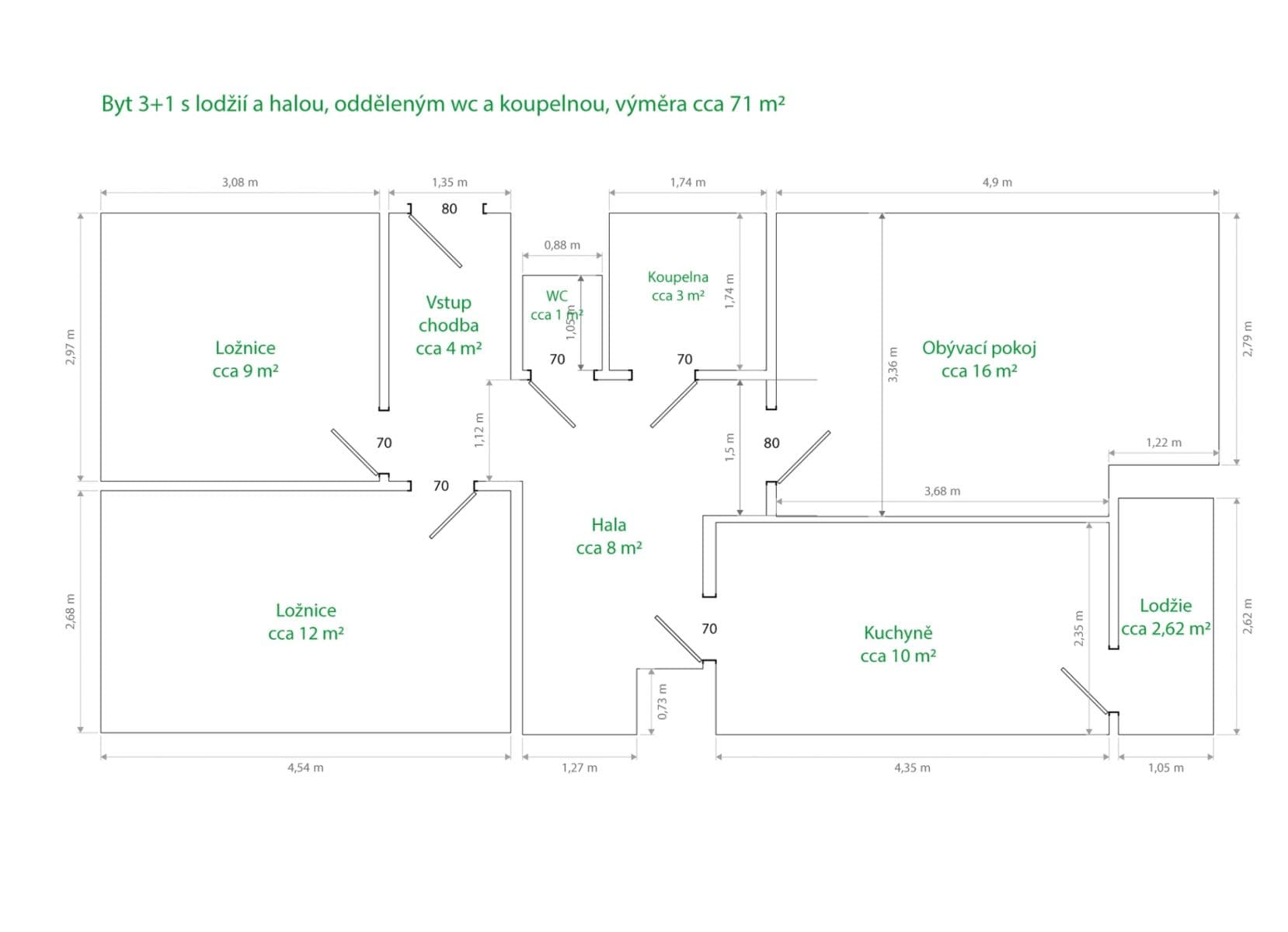 Pronájem bytu 3+1 65 m², Štichova, Praha, Praha Pronájem bytu 3+1 65 m², Štichova, Praha, Praha