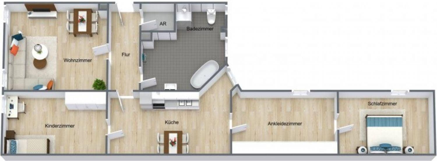 Pronájem bytu 4+1 104 m², Leopoldstrasse 8, Nürnberg, Bavorsko Pronájem bytu 4+1 104 m², Leopoldstrasse 8, Nürnberg, Bavorsko