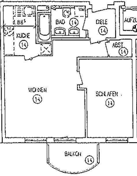 Pronájem bytu 2+1 59 m², Bremen, Bremen Pronájem bytu 2+1 59 m², Bremen, Bremen