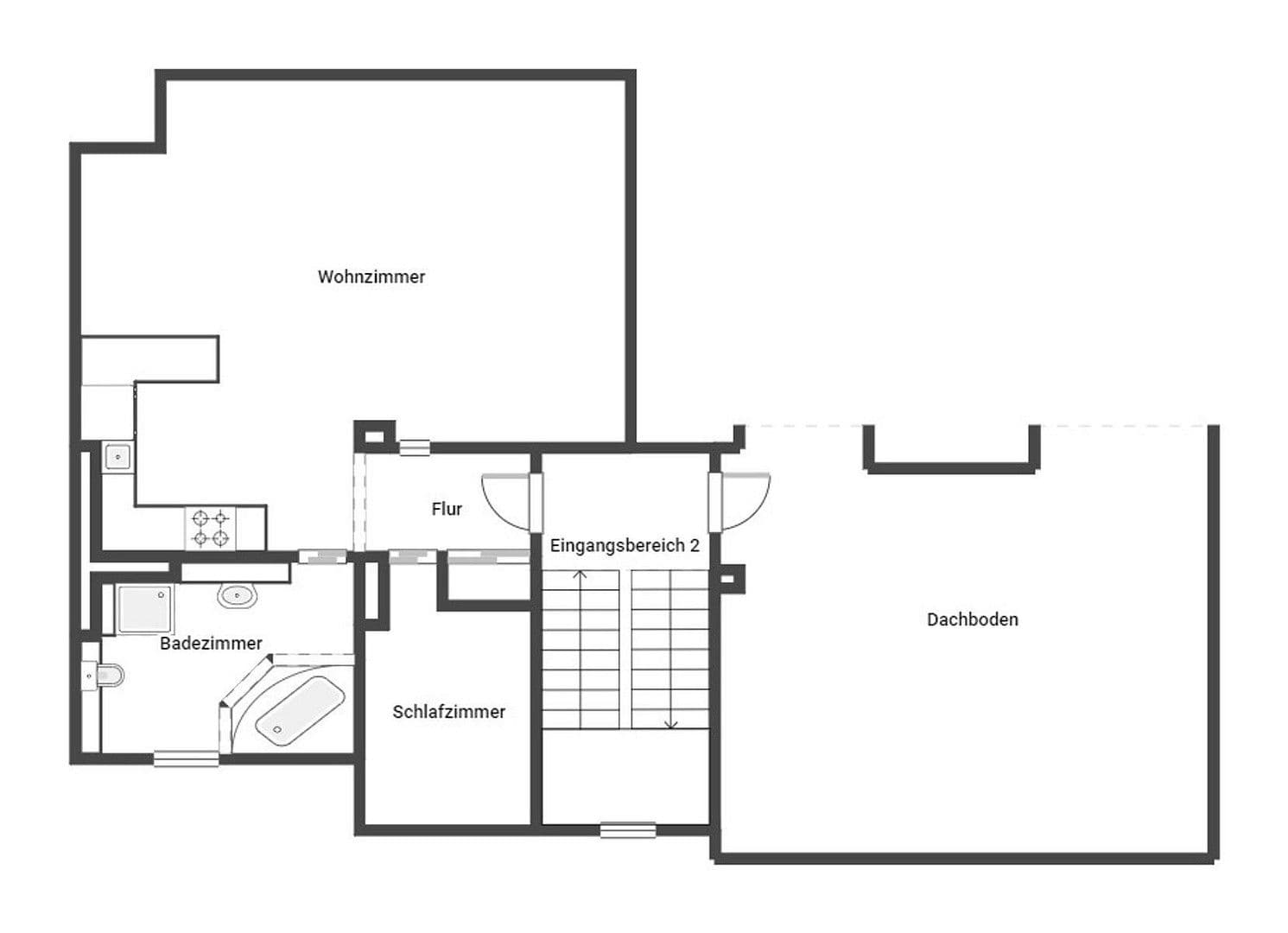 Pronájem bytu 2+1 48 m², Alerdsweg 9, Braunschweig, Dolní Sasko Pronájem bytu 2+1 48 m², Alerdsweg 9, Braunschweig, Dolní Sasko