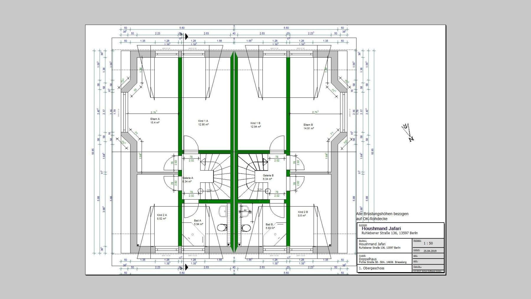 Pronájem domu 100 m², pozemek 300 m², Brieselang, Braniborsko Pronájem domu 100 m², pozemek 300 m², Brieselang, Braniborsko