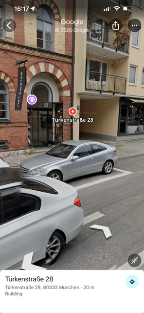 Pronájem garáže, Tuerkenstraße 28, München, Bavorsko Pronájem garáže, Tuerkenstraße 28, München, Bavorsko