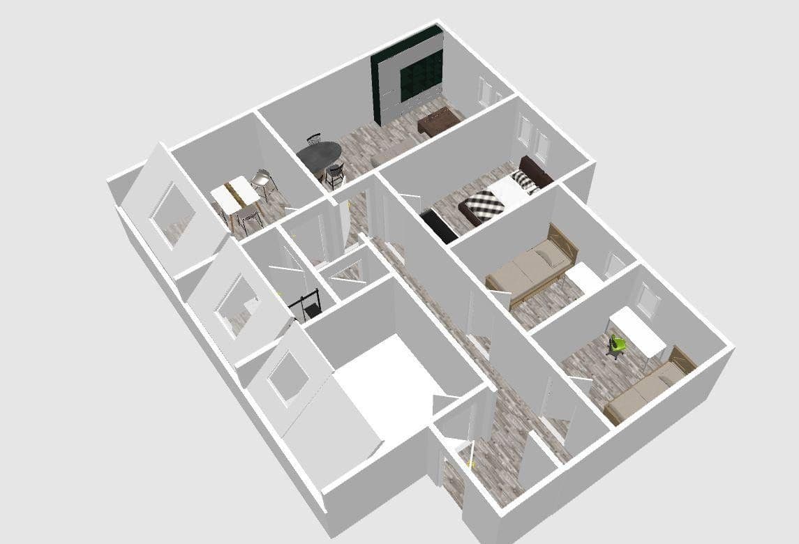 Pronájem bytu 4+1 80 m², Wunderstrasse 28, Oberhausen, Severní Porýní-Vestfálsko Pronájem bytu 4+1 80 m², Wunderstrasse 28, Oberhausen, Severní Porýní-Vestfálsko