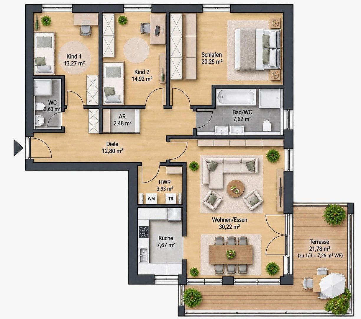 Prodej bytu 4+1 125 m², Dr.-Heinrich-Wunderlich-Straße 4, Würzburg-Lengfeld, Bavorsko Prodej bytu 4+1 125 m², Dr.-Heinrich-Wunderlich-Straße 4, Würzburg-Lengfeld, Bavorsko