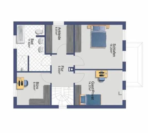 Pronájem domu 141 m², pozemek 525 m², Eichwalde, Braniborsko Pronájem domu 141 m², pozemek 525 m², Eichwalde, Braniborsko