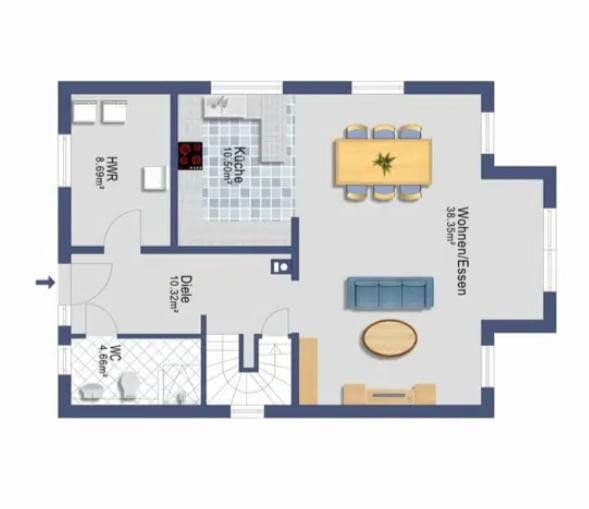 Pronájem domu 141 m², pozemek 525 m², Eichwalde, Braniborsko Pronájem domu 141 m², pozemek 525 m², Eichwalde, Braniborsko