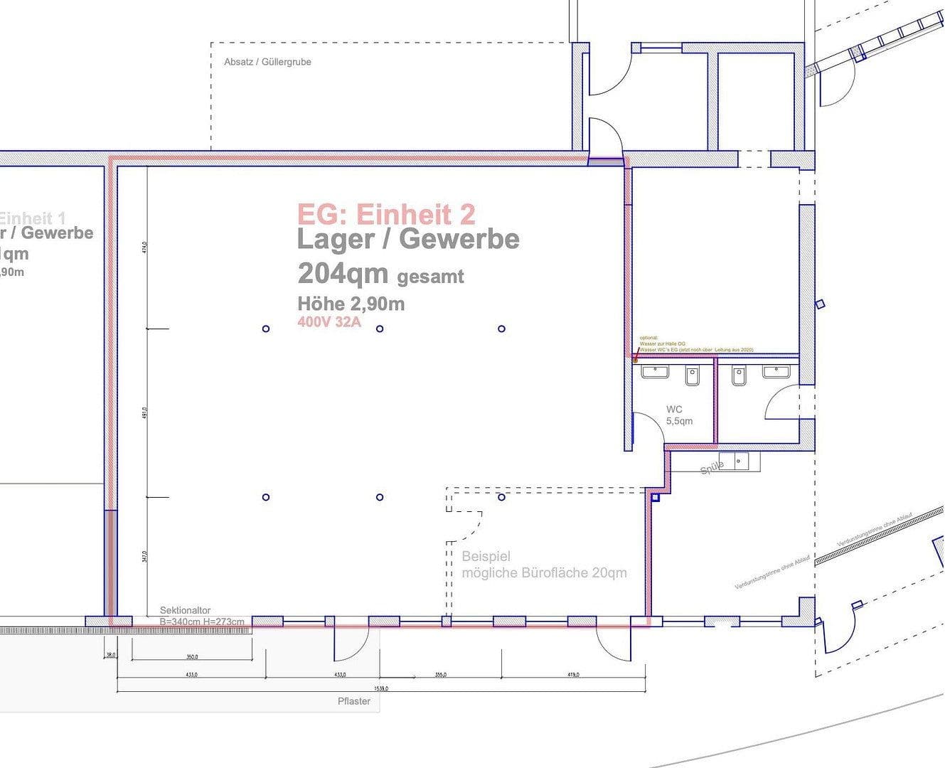 Pronájem nebytového prostoru 204 m², Niederlehen 1, Wangen im Allgäu, Bádensko-Württembersko Pronájem nebytového prostoru 204 m², Niederlehen 1, Wangen im Allgäu, Bádensko-Württembersko