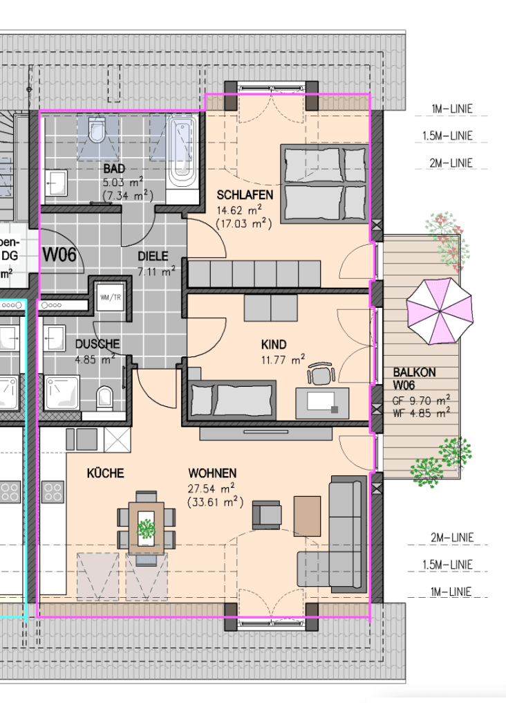 Pronájem bytu 3+1 75 m², Hötzlring 20, München, Bavorsko Pronájem bytu 3+1 75 m², Hötzlring 20, München, Bavorsko