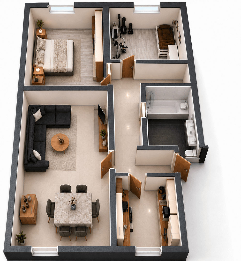 Prodej bytu 3+1 82 m², Stuttgart, Bádensko-Württembersko Prodej bytu 3+1 82 m², Stuttgart, Bádensko-Württembersko