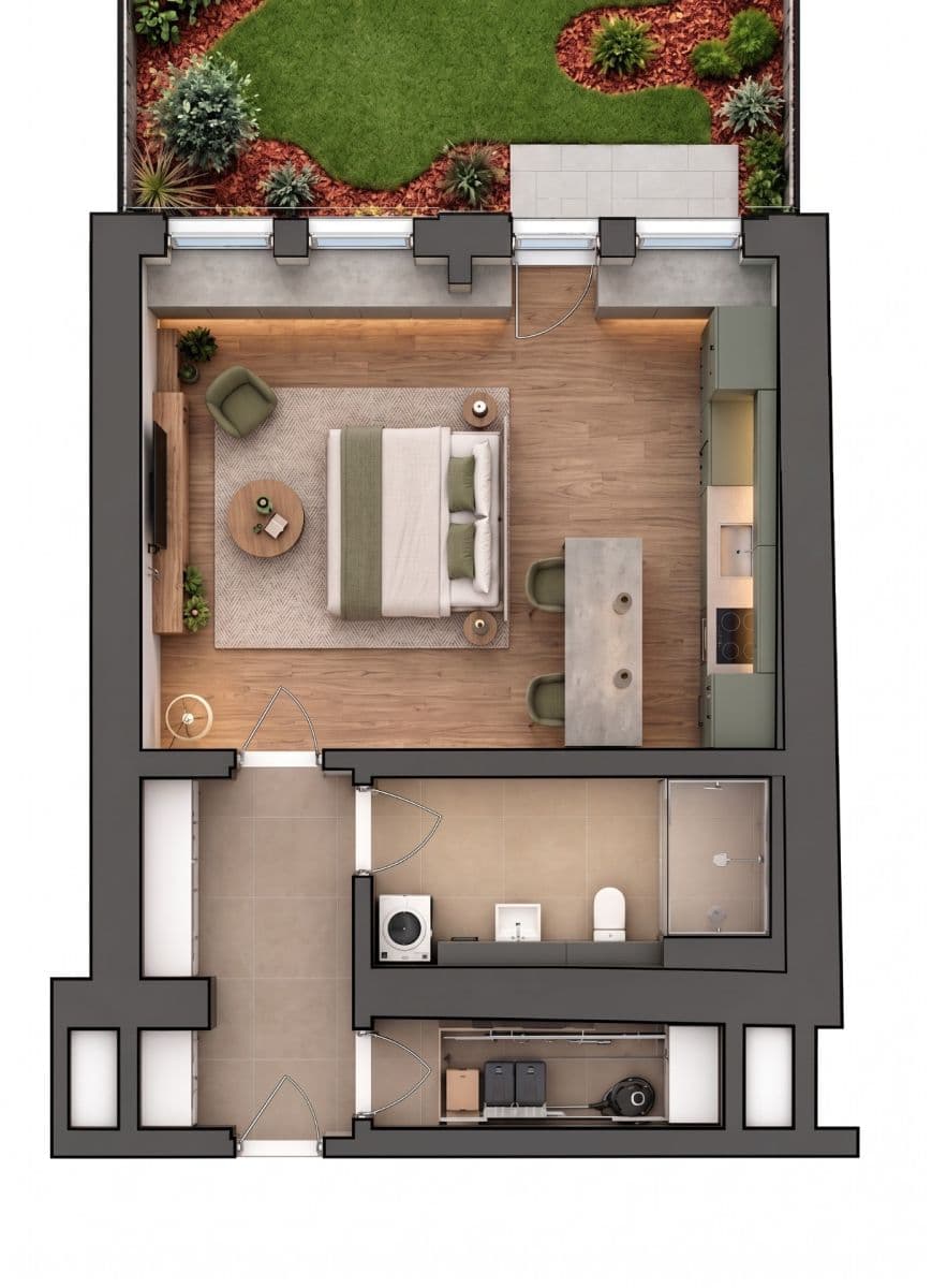 Pronájem bytu 1+kk 41 m², Elišky Přemyslovny, Praha, Praha Pronájem bytu 1+kk 41 m², Elišky Přemyslovny, Praha, Praha
