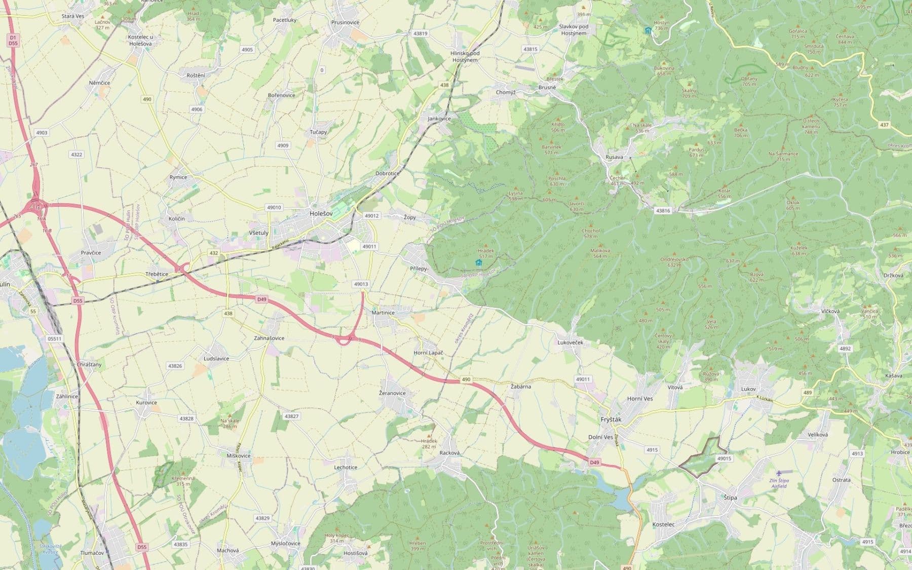 Prodej pozemku 6.343 m², Přílepy, Zlínský kraj Prodej pozemku 6.343 m², Přílepy, Zlínský kraj