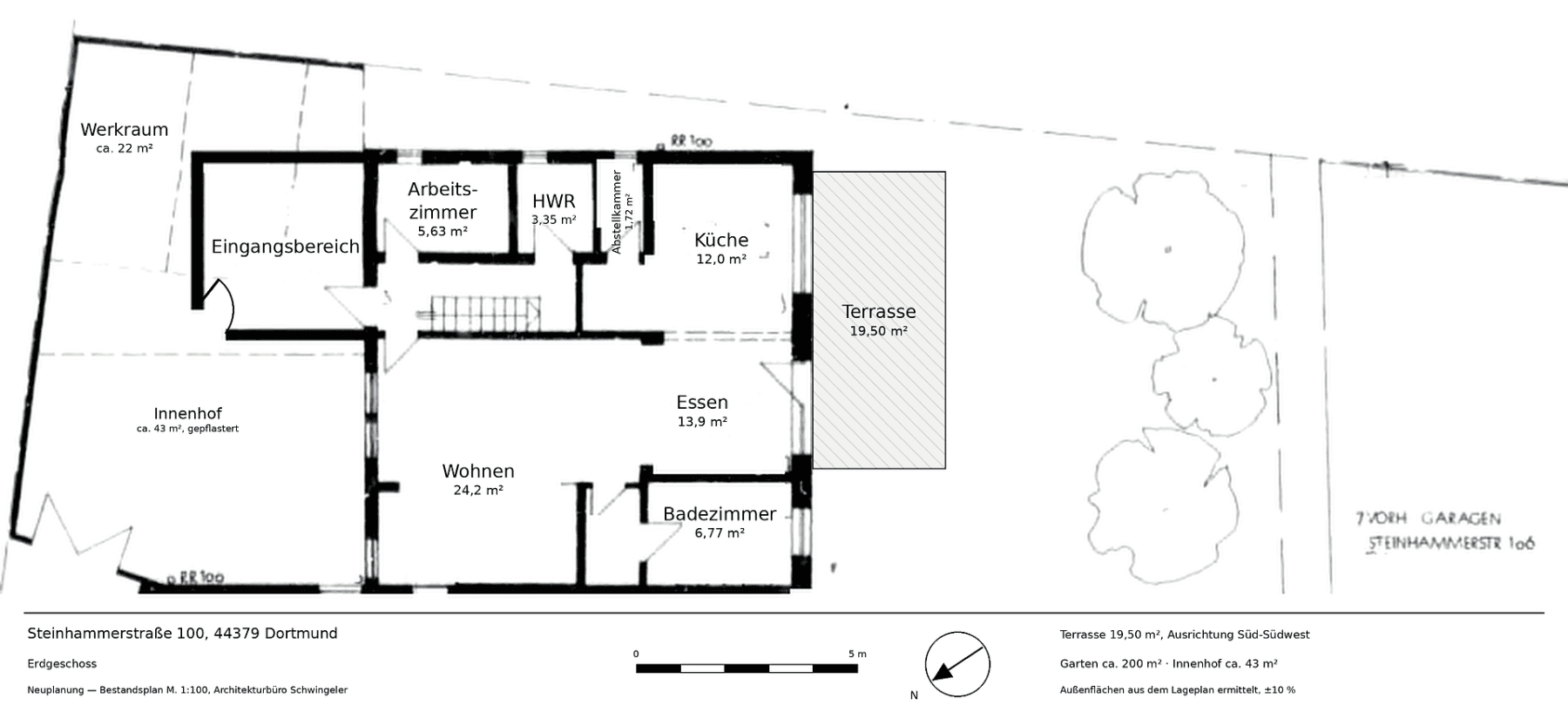 Prodej domu 141 m², pozemek 688 m², Steinhammerstraße 100, Dortmund-Marten, Severní Porýní-Vestfálsko Prodej domu 141 m², pozemek 688 m², Steinhammerstraße 100, Dortmund-Marten, Severní Porýní-Vestfálsko