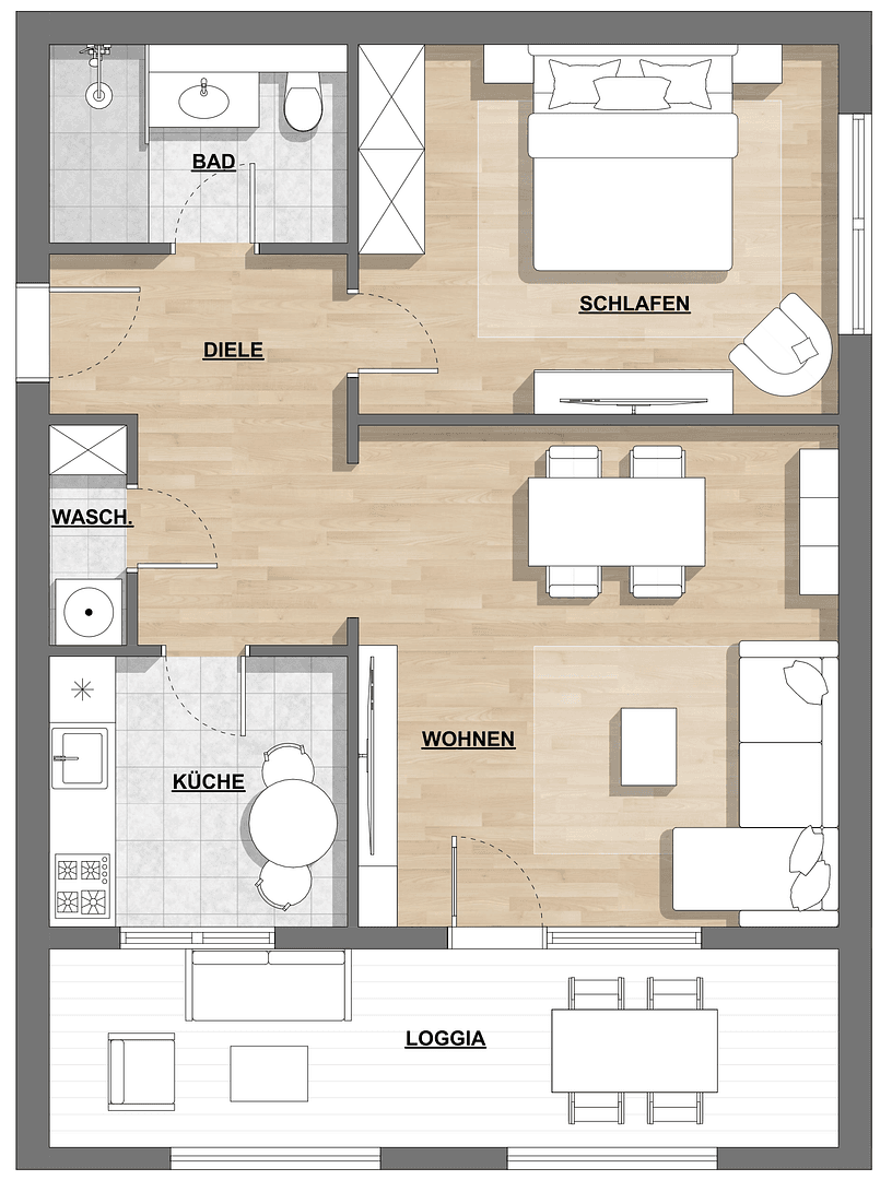 Prodej bytu 2+1 61 m², Grüntenweg 14, Nürnberg, Bavorsko Prodej bytu 2+1 61 m², Grüntenweg 14, Nürnberg, Bavorsko