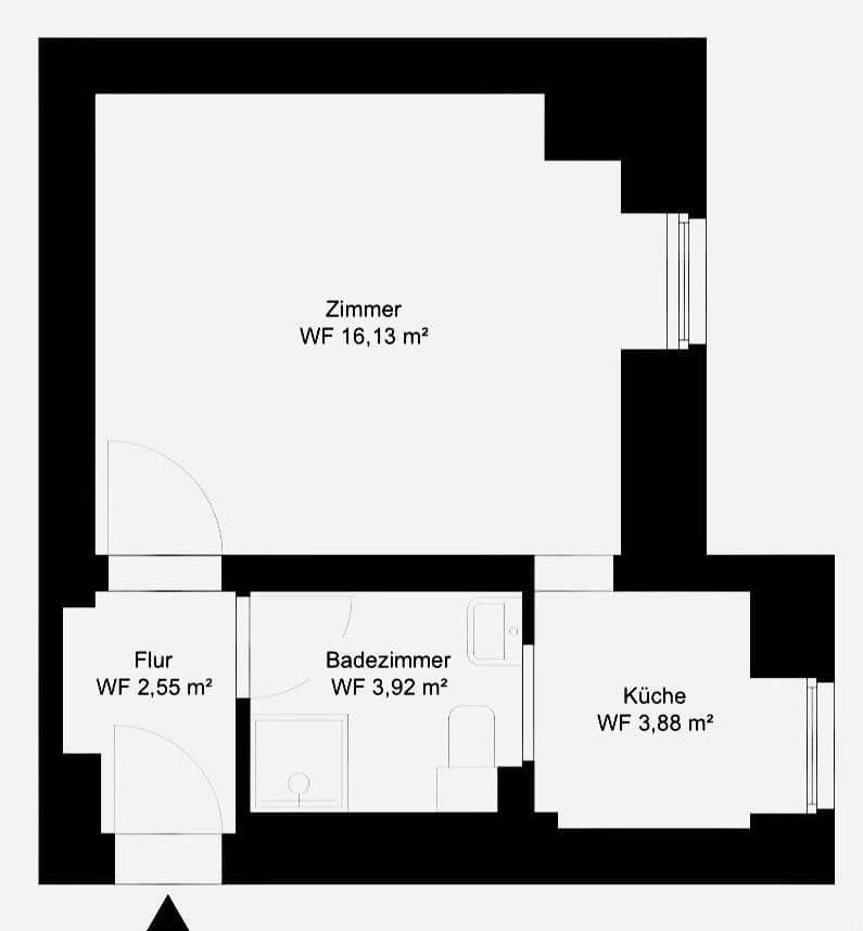 Prodej bytu 1+1 27 m², Berlin, Berlín Prodej bytu 1+1 27 m², Berlin, Berlín