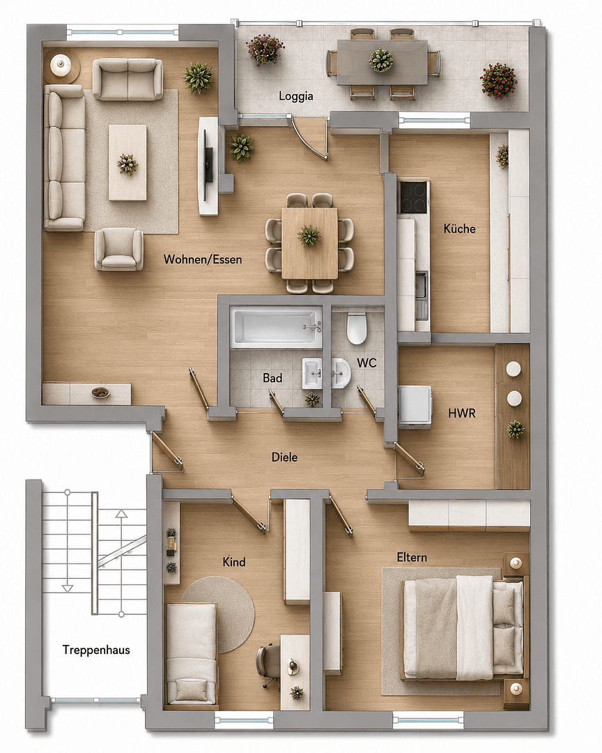 Prodej bytu 3+kk 86 m², Im Brünnelinsgraben 11, Ettenheim, Bádensko-Württembersko Prodej bytu 3+kk 86 m², Im Brünnelinsgraben 11, Ettenheim, Bádensko-Württembersko