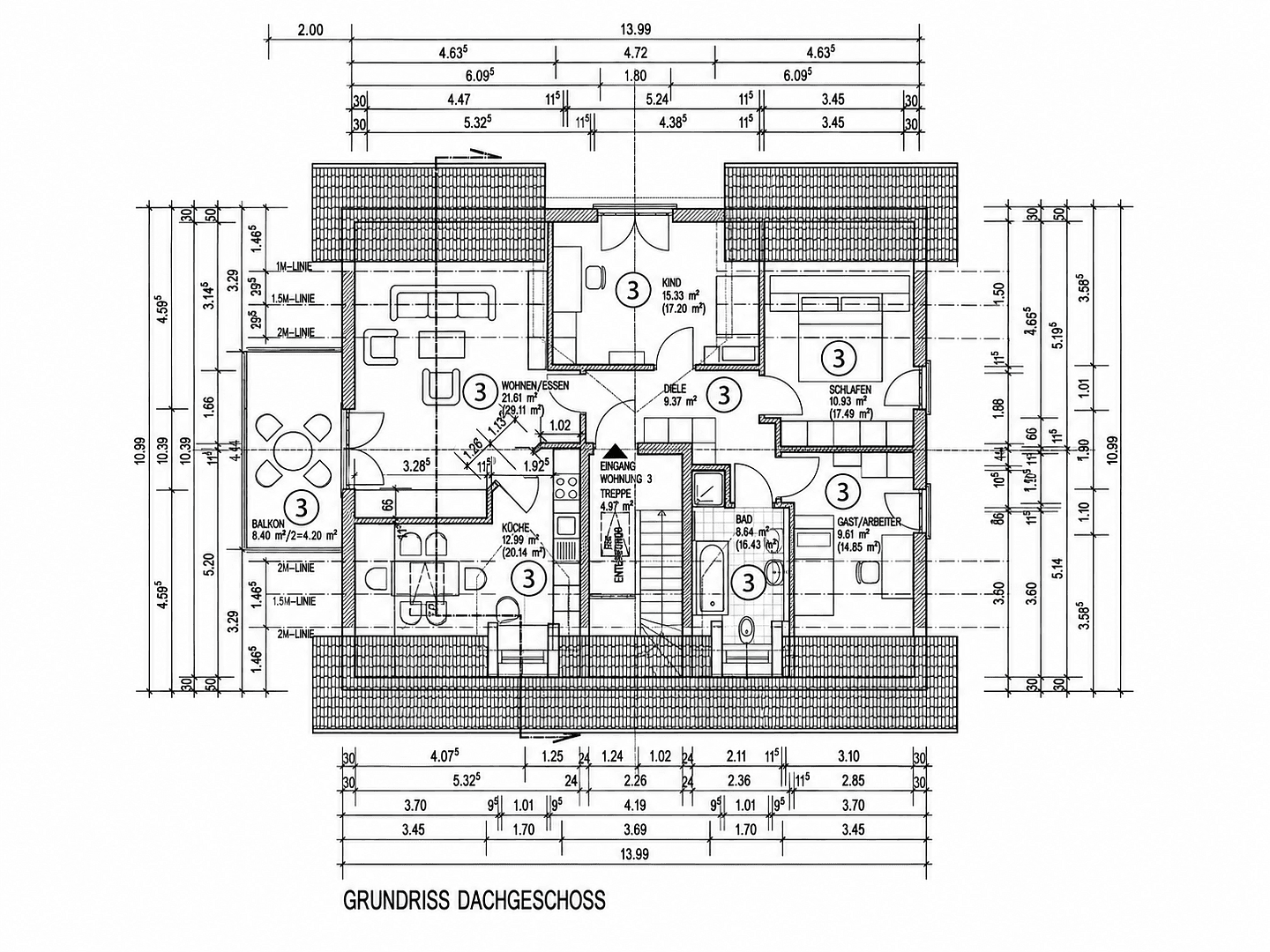 Pronájem bytu 4+1 91 m², Gronsdorferstraße 1, Haar, Bavorsko Pronájem bytu 4+1 91 m², Gronsdorferstraße 1, Haar, Bavorsko