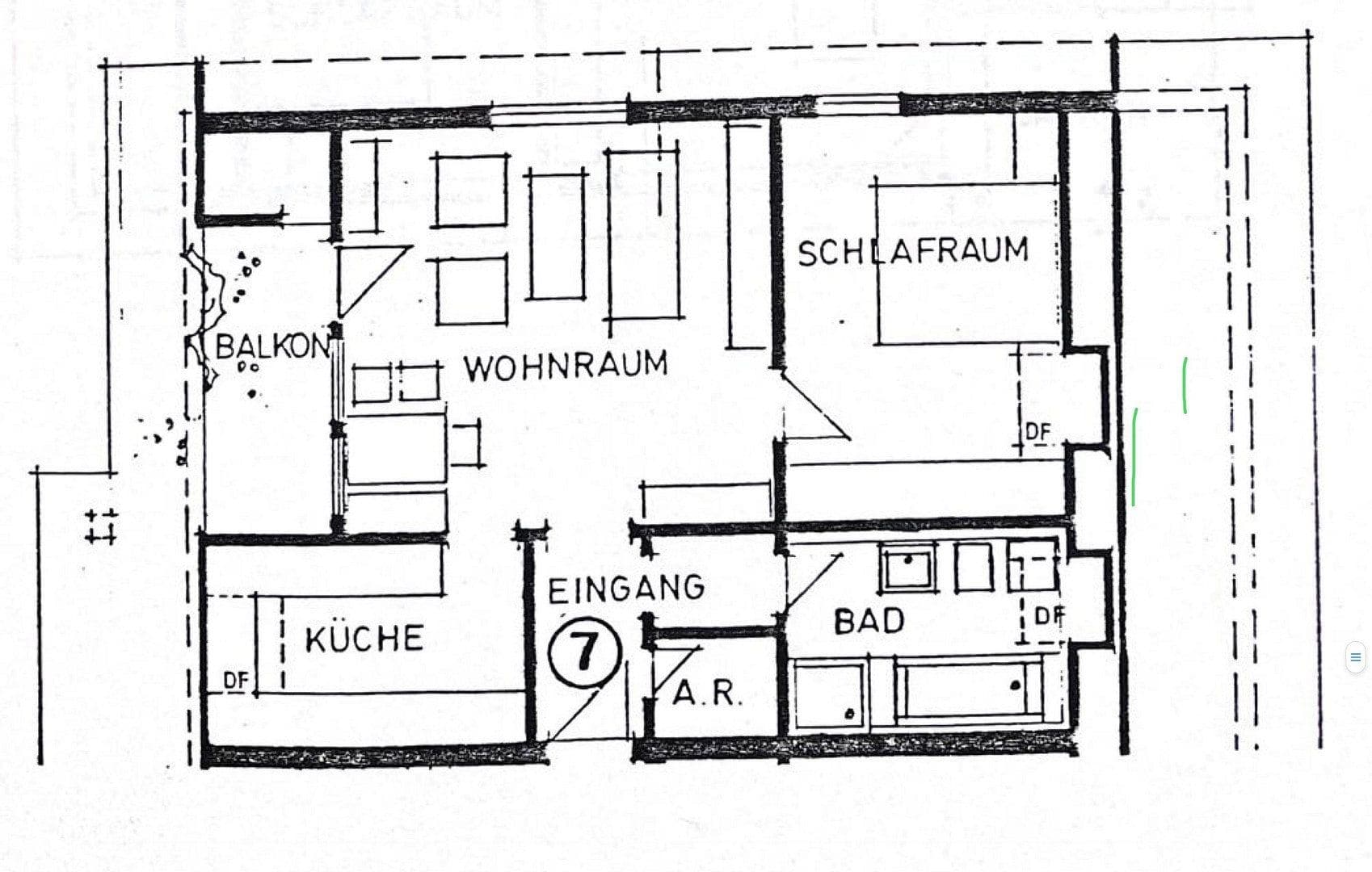 Pronájem bytu 2+1 63 m², Bad Rappenau, Bádensko-Württembersko Pronájem bytu 2+1 63 m², Bad Rappenau, Bádensko-Württembersko