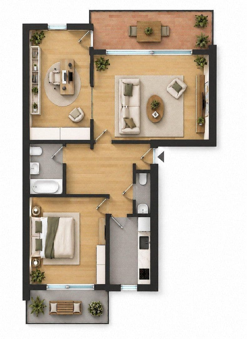 Prodej bytu 3+1 91 m², München, Bavorsko Prodej bytu 3+1 91 m², München, Bavorsko