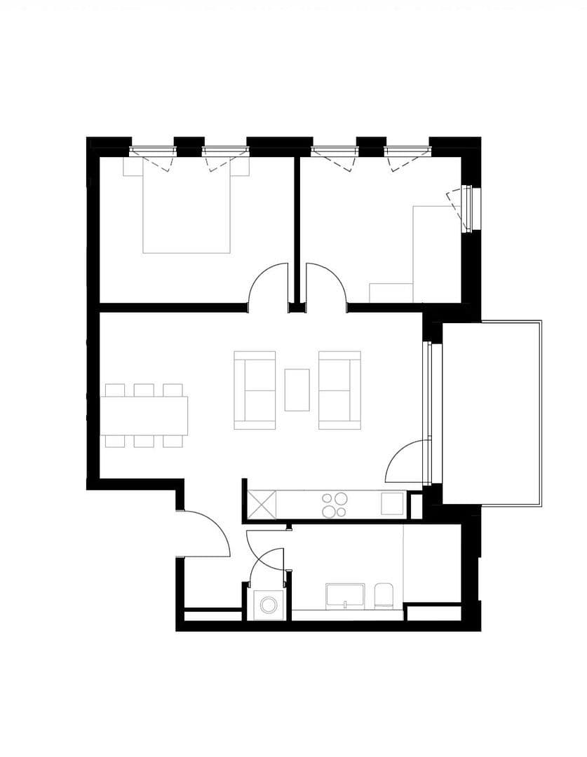 Pronájem bytu 3+1 65 m², Parkstraße 40, Berlin, Berlín Pronájem bytu 3+1 65 m², Parkstraße 40, Berlin, Berlín