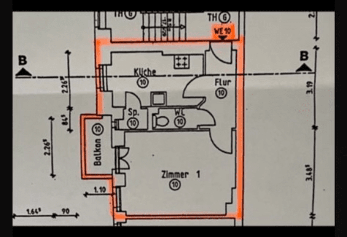 Pronájem bytu 1+1 32 m², Friedrich-Wilhelm-Str. 64, Berlin, Berlín Pronájem bytu 1+1 32 m², Friedrich-Wilhelm-Str. 64, Berlin, Berlín