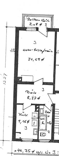 Prodej bytu 1+1 47 m², Heinrichstr. 97, Darmstadt, Hessen Prodej bytu 1+1 47 m², Heinrichstr. 97, Darmstadt, Hessen