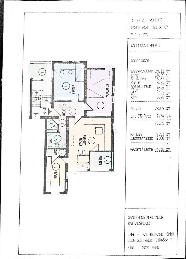 Prodej bytu 3+kk 81 m², Möglingen, Bádensko-Württembersko Prodej bytu 3+kk 81 m², Möglingen, Bádensko-Württembersko