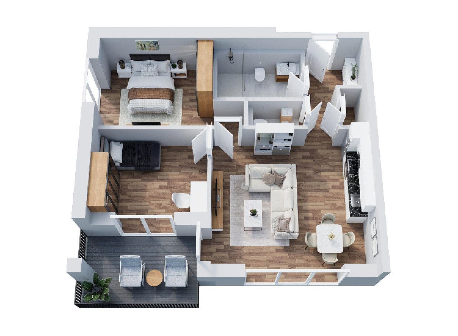 Prodej bytu 3+1 71 m², Zeilheck 10, Aßlar, Hessen Prodej bytu 3+1 71 m², Zeilheck 10, Aßlar, Hessen