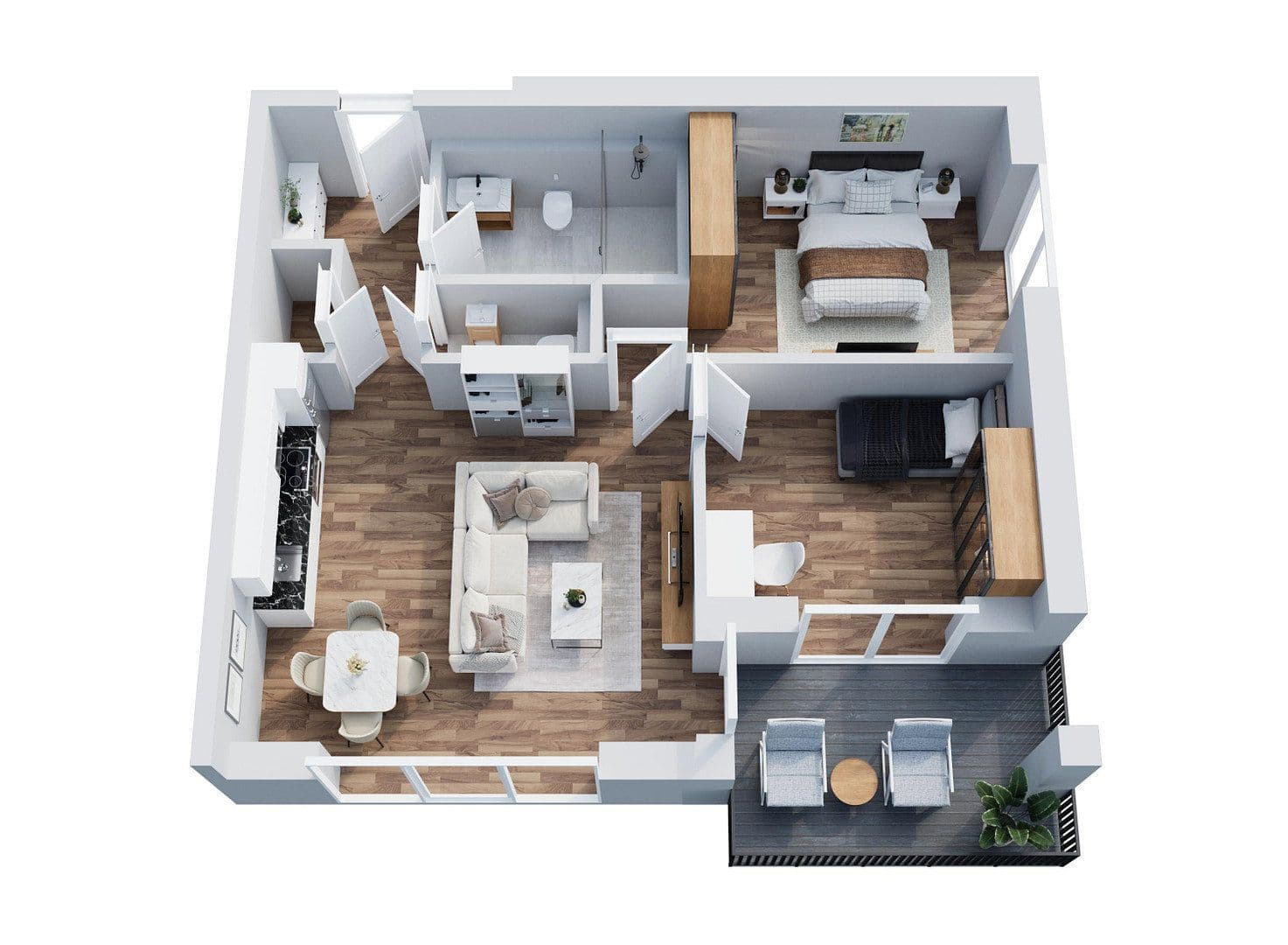 Prodej bytu 3+1 71 m², Zeilheck 10, Aßlar, Hessen Prodej bytu 3+1 71 m², Zeilheck 10, Aßlar, Hessen