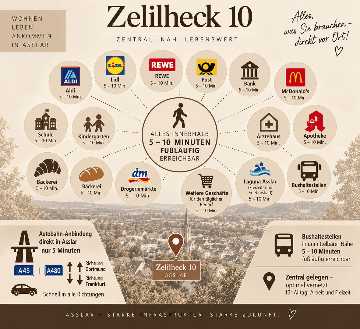 Prodej bytu 3+1 71 m², Zeilheck 10, Aßlar, Hessen Prodej bytu 3+1 71 m², Zeilheck 10, Aßlar, Hessen