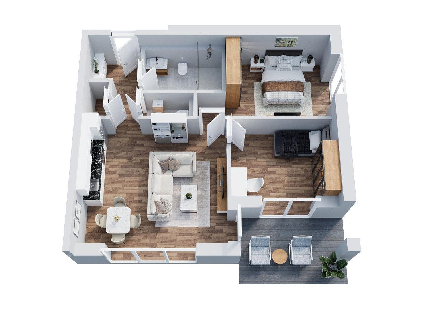 Prodej bytu 3+1 71 m², Zeilheck 10, Aßlar, Hessen Prodej bytu 3+1 71 m², Zeilheck 10, Aßlar, Hessen